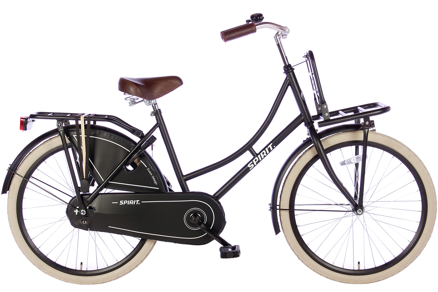 verliezen idee arm Spirit Omafiets Mat-Zwart 24 inch - Laak Bike