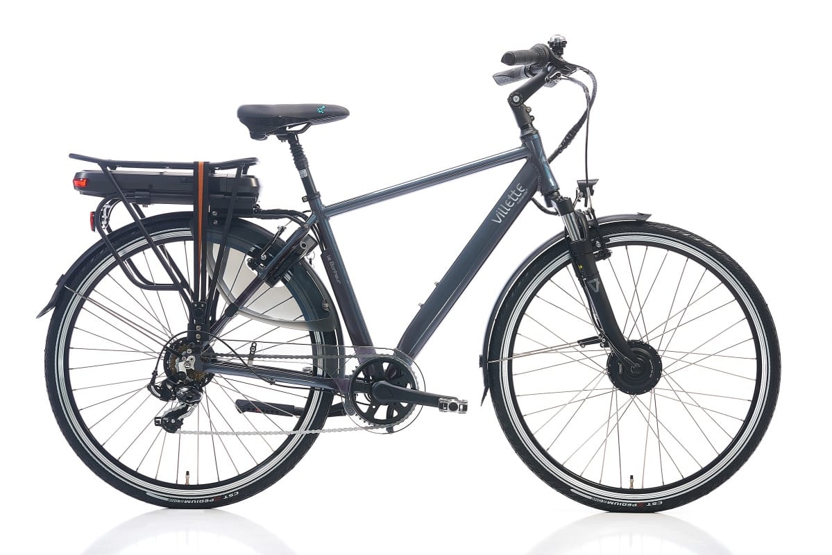 Villette le Bonheur elektrische fiets donkergrijs - Laak Bike